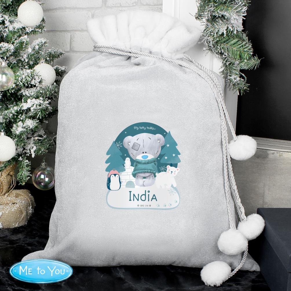 Personalised Winter Explorer Me to You Luxury Christmas Sack Extra Image 2